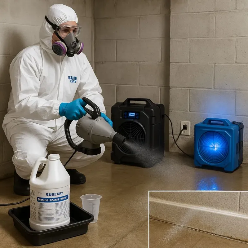Sanitization and Odor Removal process in Johns Creek, GA